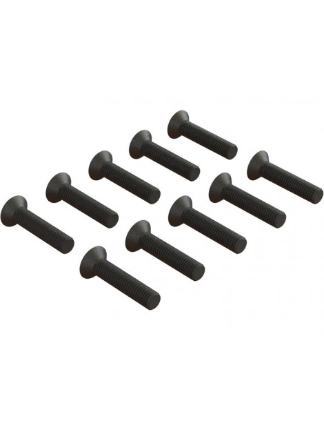 Arrma Flat Head Hex Machine Screw M3x14mm (10)