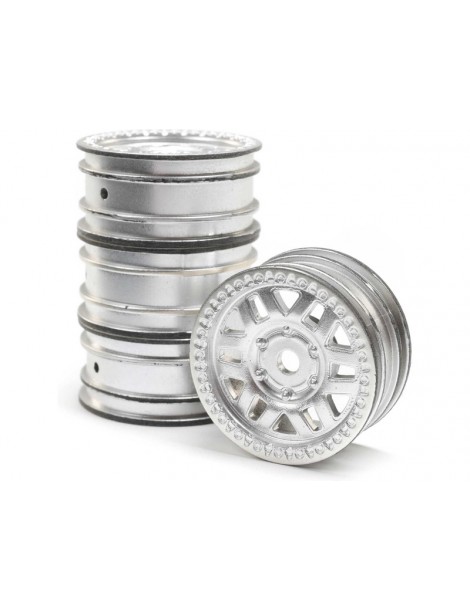 Axial Wheel 1.0" KMC Machete Satin (4): SCX24