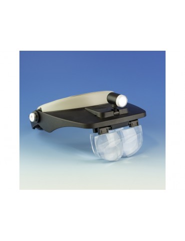Lightcraft LED Headband Magnifier Kit with Bi-Plate Magnification