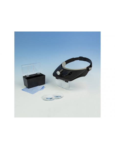 Lightcraft LED Headband Magnifier Kit with Bi-Plate Magnification