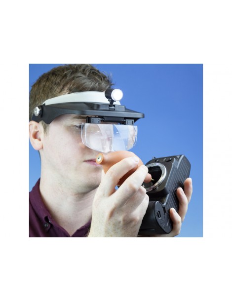 Lightcraft LED Headband Magnifier Kit with Bi-Plate Magnification