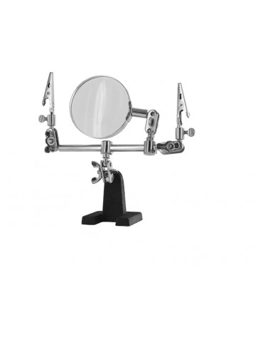 Modelcraft Helping Hands, Glass Magnifier