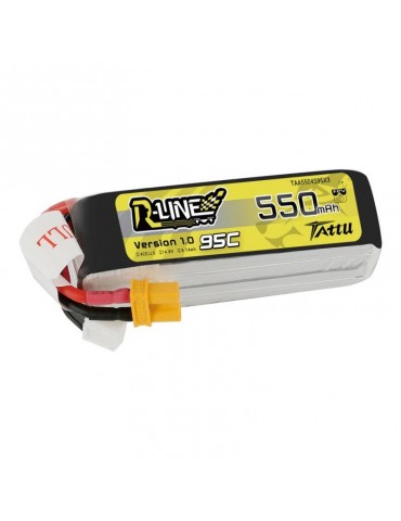 Akumuliatorius Tattu R-Line 550mAh 14.8V 95C 4S1P