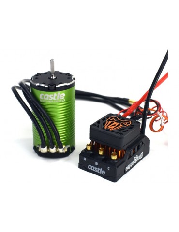 Castle Motor 1412 2100KV Senzored 5mm, ESC Copperhead 10