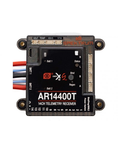 Spektrum receiver AR14400T 14CH PowerSafe Telemetry