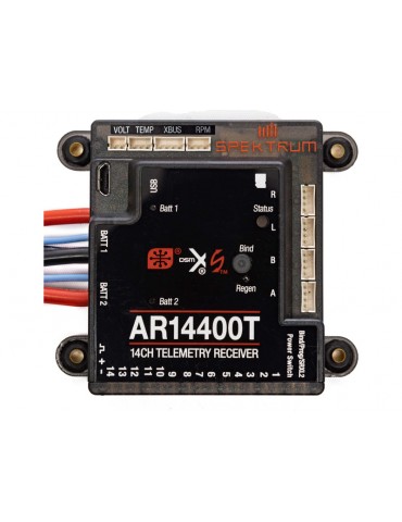 Spektrum receiver AR14400T 14CH PowerSafe Telemetry