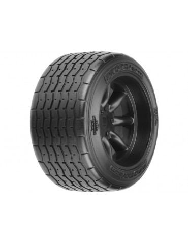 PROTOform Tires 1/10 Rear 31mm, Black wheels (2)