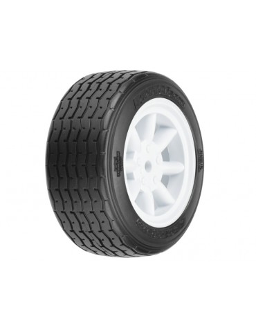 PROTOform Tires 1/10 Rear 26mm, White wheels (2)