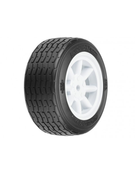PROTOform Tires 1/10 Rear 26mm, White wheels (2)