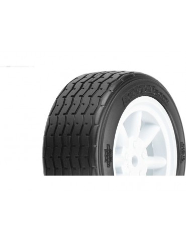 PROTOform Tires 1/10 Rear 26mm, White wheels (2)