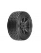 PROTOform Tires 1/10 Rear 26mm, Black wheels (2)