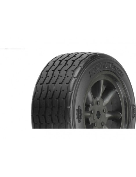 PROTOform Tires 1/10 Rear 26mm, Black wheels (2)