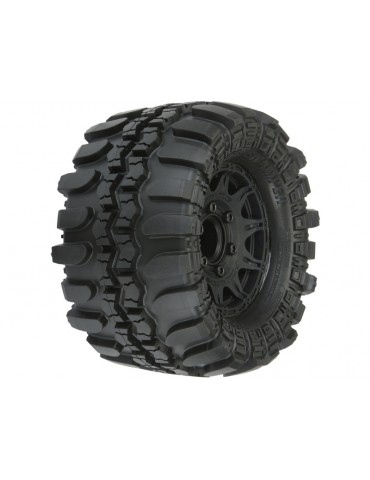 Pro-Line Wheels 2.8", Interco Super Swamper Tires, Raid H12 Black Wheels (2)