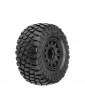 Pro-Line Wheels 2.2/3.0", BFG KR2 M2 SC Tires, Raid H12 Black Wheels (2)