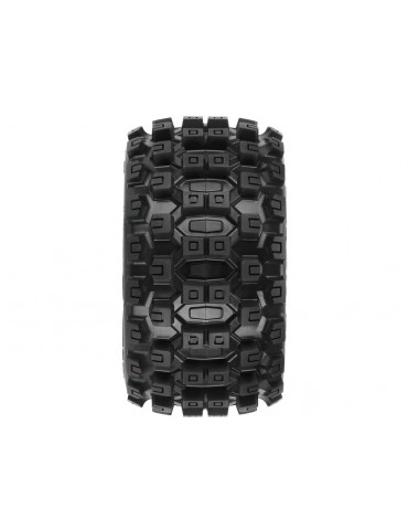 Pro-Line Wheels 2.8", Badlands MX28 Tires, Raid H12 Black Wheels (2)