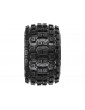 Pro-Line Wheels 3.8", Badlands MX38 Tires, Raid H17 Black Wheels (2)