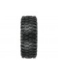 Pro-Line Wheels 1.9", Hyrax G8 Crawler Tires, Impulse H12 Black Wheels (2)