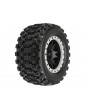 Pro-Line Wheels 4.3", Badlands MX43 Pro-Loc Tires, Impulse H24 Black/Gray Wheels (2)