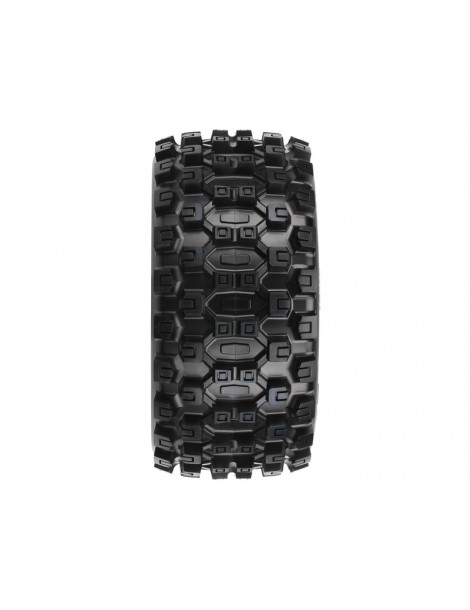 Pro-Line Wheels 4.3", Badlands MX43 Pro-Loc Tires, Impulse H24 Black/Gray Wheels (2)