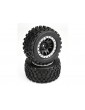 Pro-Line Wheels 4.3", Badlands MX43 Pro-Loc Tires, Impulse H24 Black/Gray Wheels (2)