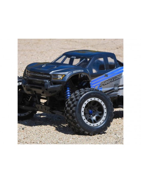 Pro-Line Wheels 4.3", Badlands MX43 Pro-Loc Tires, Impulse H24 Black/Gray Wheels (2)