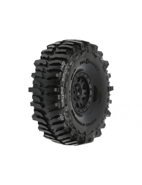 Pro-Line Wheels 1.9", Interco Bogger G8 Tires, Impulse H12 Black Wheels (2)