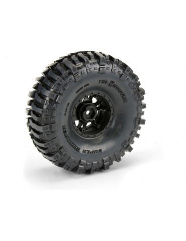Pro-Line Wheels 1.9", Interco Bogger G8 Tires, Impulse H12 Black Wheels (2)