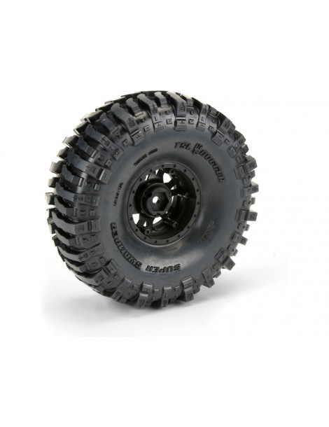 Pro-Line Wheels 1.9", Interco Bogger G8 Tires, Impulse H12 Black Wheels (2)