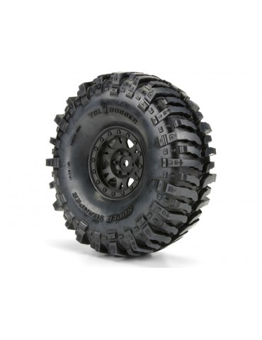 Pro-Line Wheels 1.9", Interco Bogger G8 Tires, Impulse H12 Black Wheels (2)
