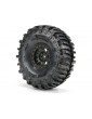 Pro-Line Wheels 1.9", Interco Bogger G8 Tires, Impulse H12 Black Wheels (2)