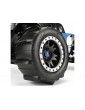 Pro-Line Wheels 4.3", Sling Shot Pro-Loc Tires, Impulse H24 Black/Gray Wheels (2) (X-Maxx)