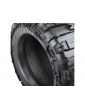 Pro-Line Wheels 3.8", Trencher HP Belted Tires, Raid H17 Black Wheels (2)