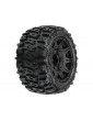 Pro-Line Wheels 2.8", Trencher LP Tires, Raid H12 Black Wheels (2)