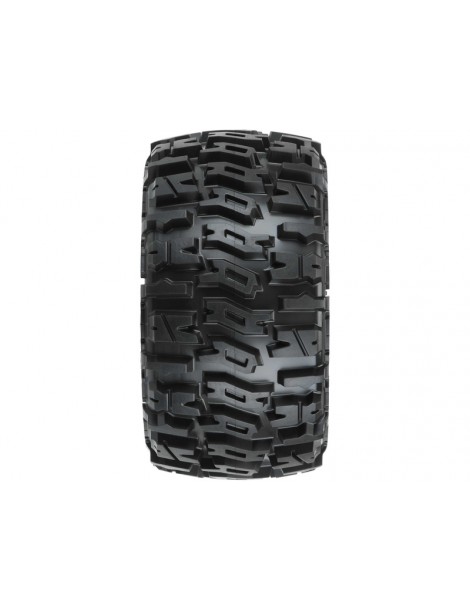 Pro-Line Wheels 2.8", Trencher LP Tires, Raid H12 Black Wheels (2)