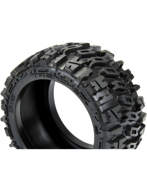 Pro-Line Wheels 2.8", Trencher LP Tires, Raid H12 Black Wheels (2)