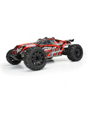 Pro-Line Wheels 2.8", Trencher LP Tires, Raid H12 Black Wheels (2)