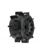 Pro-Line Wheels 2.8", Sand Paw LP Tires, Raid H12 Black Wheels (2)