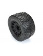 Pro-Line Wheels 3.8", Street Fighter HP BELTED 3.8" MT H17mm Blk Raid (2)