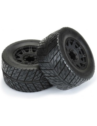 Pro-Line Wheels 3.8", Street Fighter HP BELTED 3.8" MT H17mm Blk Raid (2)