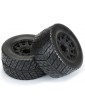 Pro-Line Wheels 3.8", Street Fighter HP BELTED 3.8" MT H17mm Blk Raid (2)