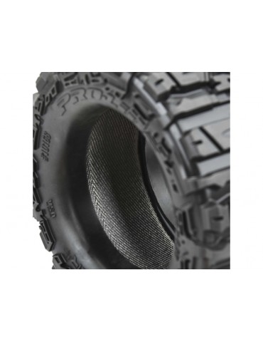 Pro-Line Wheels 2.8", Trencher HP Belted Tires, Raid H12 Black Wheels (2)