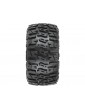 Pro-Line Wheels 3.8", Trencher LP Tires, Raid H17 Black Wheels (2)
