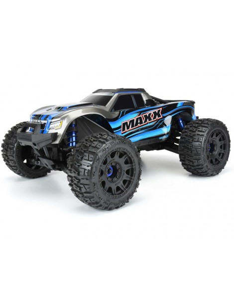 Pro-Line Wheels 3.8", Trencher LP Tires, Raid H17 Black Wheels (2)