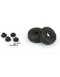 Pro-Line Wheels 2.2/3.0", Icon M2 SC Tires, Raid H12 Black Wheels (2)