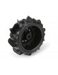 Pro-Line Wheels 2.2/3.0", Dumont SC Tires, Raid H12 Black Wheels (2)