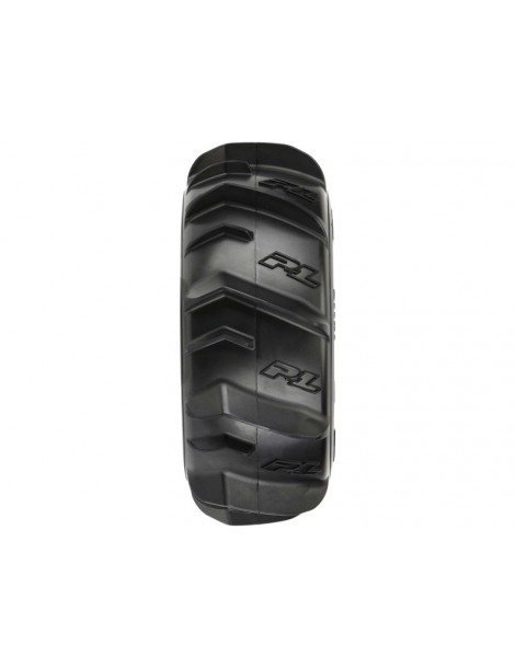 Pro-Line Wheels 2.4/3.3", Dumont Tires, H17 Black Wheels (2)