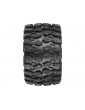 Pro-Line Wheels 2.8", Hyrax Tires, Raid H12 Black Wheels (2)