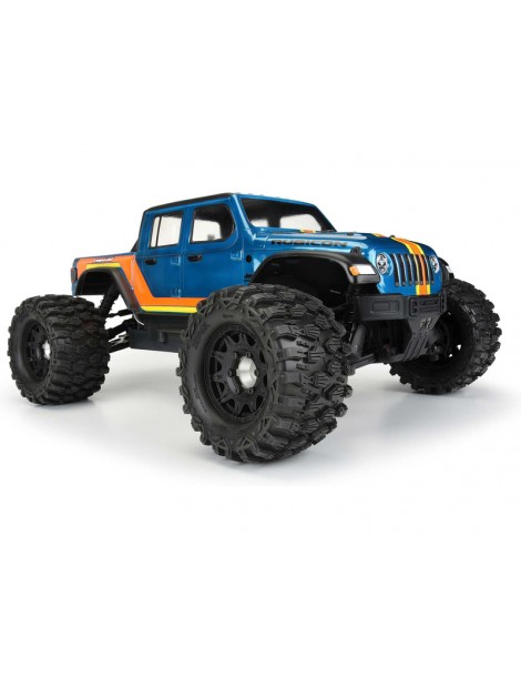 Pro-Line Wheels 2.8", Hyrax Tires, Raid H12 Black Wheels (2)