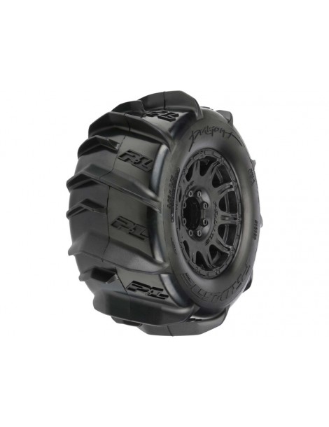 Pro-Line Wheels 3.8", Dumont 3.8" MT Tires H17mm Blk Raid (2)