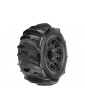 Pro-Line Wheels 3.8", Dumont 3.8" MT Tires H17mm Blk Raid (2)